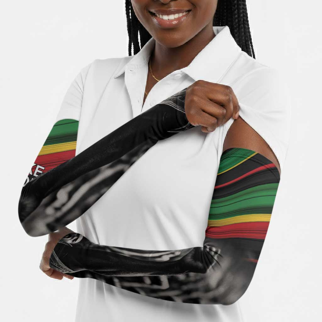 African-American History Month Arm Sleeves Black Power Hand Make His-Herstories