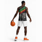 African-American History Month Basketball Jersey Black Power Hand Make His-Herstories - African Pride