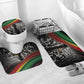 African-American History Month Bathroom Set Black Power Hand Make His-Herstories