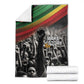 African-American History Month Blanket Black Power Hand Make His-Herstories