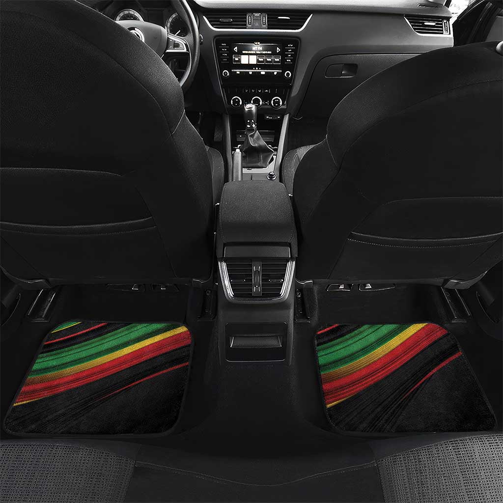 African-American History Month Car Mats Black Power Hand Make His-Herstories