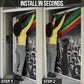 African-American History Month Door Cover Black Power Hand Make His-Herstories