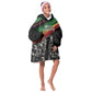 African-American History Month Kid Wearable Blanket Hoodie Black Power Hand Make His-Herstories
