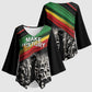 African-American History Month Kimono Sleeve Blouse Black Power Hand Make His-Herstories