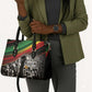 African-American History Month Leather Bag Black Power Hand Make His-Herstories