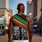 African-American History Month Men Tank Top Black Power Hand Make His-Herstories
