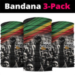 African-American History Month Neck Gaiter Black Power Hand Make His-Herstories LT9