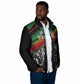 African-American History Month Padded Jacket Black Power Hand Make His-Herstories
