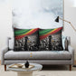 African-American History Month Pillow Cover Black Power Hand Make His-Herstories