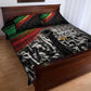 African-American History Month Quilt Bed Set Black Power Hand Make His-Herstories