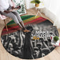 African-American History Month Round Carpet Black Power Hand Make His-Herstories
