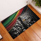 African-American History Month Rubber Doormat Black Power Hand Make His-Herstories
