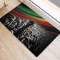 African-American History Month Rubber Doormat Black Power Hand Make His-Herstories
