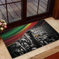 African-American History Month Rubber Doormat Black Power Hand Make His-Herstories