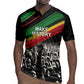 African-American History Month Rugby Jersey Black Power Hand Make His-Herstories