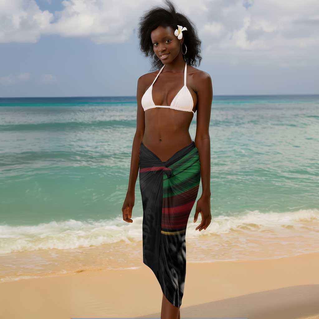 African-American History Month Sarong Black Power Hand Make His-Herstories