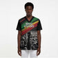 African-American History Month Scrub Top Black Power Hand Make His-Herstories