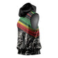 African-American History Month Sleeveless Hoodie Black Power Hand Make His-Herstories - African Pride
