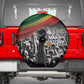 African-American History Month Spare Tire Cover Black Power Hand Make His-Herstories