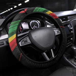 African-American History Month Steering Wheel Cover Black Power Hand Make His-Herstories