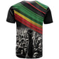African-American History Month T shirt Black Power Hand Make His-Herstories