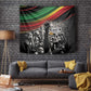 African-American History Month Tapestry Black Power Hand Make His-Herstories