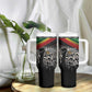 African-American History Month Tumbler With Handle Black Power Hand Make His-Herstories
