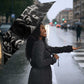 African-American History Month Umbrella Black Power Hand Make His-Herstories