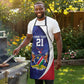Custom Cricket African Namibia Apron Coat of arms Namibian Pattern