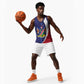 Custom Cricket African Namibia Basketball Jersey Coat of arms Namibian Pattern - African Pride