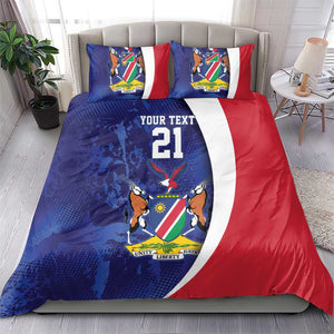 Custom Cricket African Namibia Bedding Set Coat of arms Namibian Pattern - African Pride