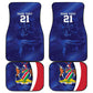 Custom Cricket African Namibia Car Mats Coat of arms Namibian Pattern - African Pride