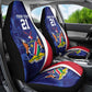 Custom Cricket African Namibia Car Seat Cover Coat of arms Namibian Pattern - African Pride