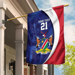 Custom Cricket African Namibia Garden Flag Coat of arms Namibian Pattern - African Pride