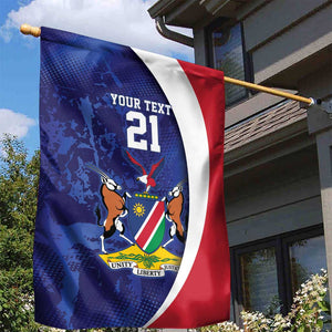 Custom Cricket African Namibia Garden Flag Coat of arms Namibian Pattern - African Pride