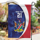 Custom Cricket African Namibia Garden Flag Coat of arms Namibian Pattern - African Pride