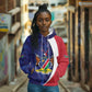 Custom Cricket African Namibia Hoodie Coat of arms Namibian Pattern - African Pride