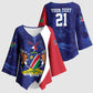 Custom Cricket African Namibia Kimono Sleeve Blouse Coat of arms Namibian Pattern