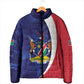 Custom Cricket African Namibia Padded Jacket Coat of arms Namibian Pattern