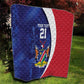 Custom Cricket African Namibia Quilt Coat of arms Namibian Pattern - African Pride