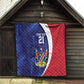 Custom Cricket African Namibia Quilt Coat of arms Namibian Pattern - African Pride