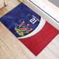 Custom Cricket African Namibia Rubber Doormat Coat of arms Namibian Pattern - African Pride