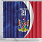 Custom Cricket African Namibia Shower Curtain Coat of arms Namibian Pattern - African Pride