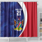 Custom Cricket African Namibia Shower Curtain Coat of arms Namibian Pattern - African Pride