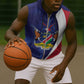 Custom Cricket African Namibia Sleeveless Zip Hoodie Coat of arms Namibian Pattern - African Pride