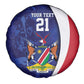 Custom Cricket African Namibia Spare Tire Cover Coat of arms Namibian Pattern - African Pride