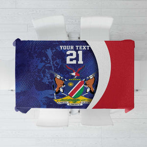 Custom Cricket African Namibia Tablecloth Coat of arms Namibian Pattern - African Pride