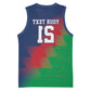 Custom Cricket African Namibia Basketball Jersey Namibian Gold Sun Flag Motif - African Pride