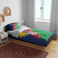 Custom Cricket African Namibia Bedding Set Namibian Gold Sun Flag Motif - African Pride