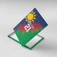 Custom Cricket African Namibia Canvas Wall Art Namibian Gold Sun Flag Motif - African Pride